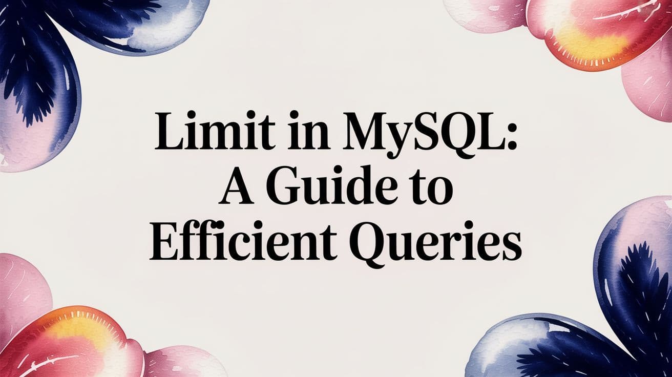 Limit in mysql: A Guide to Efficient Queries
