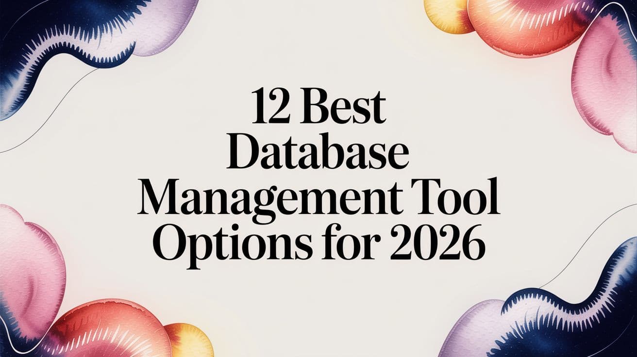 12 Best Database Management Tool Options for 2026