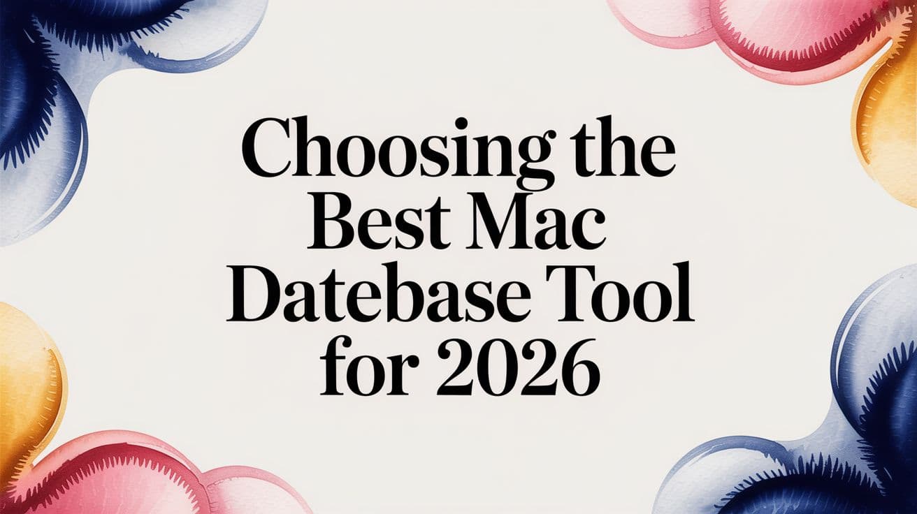 Choosing the Best Mac Database Tool for 2026