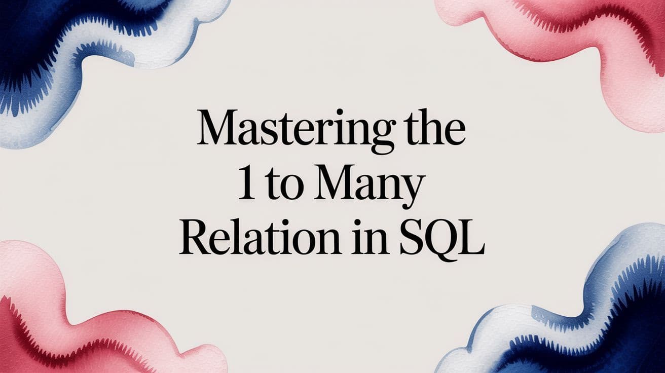Mastering The 1 to Many Relation In SQL