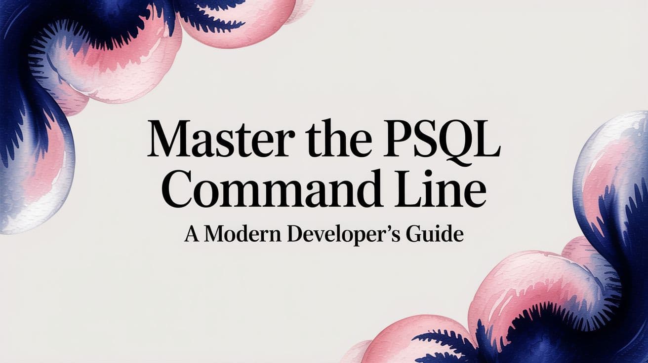 Master the Psql Command Line: A Modern Developer's Guide