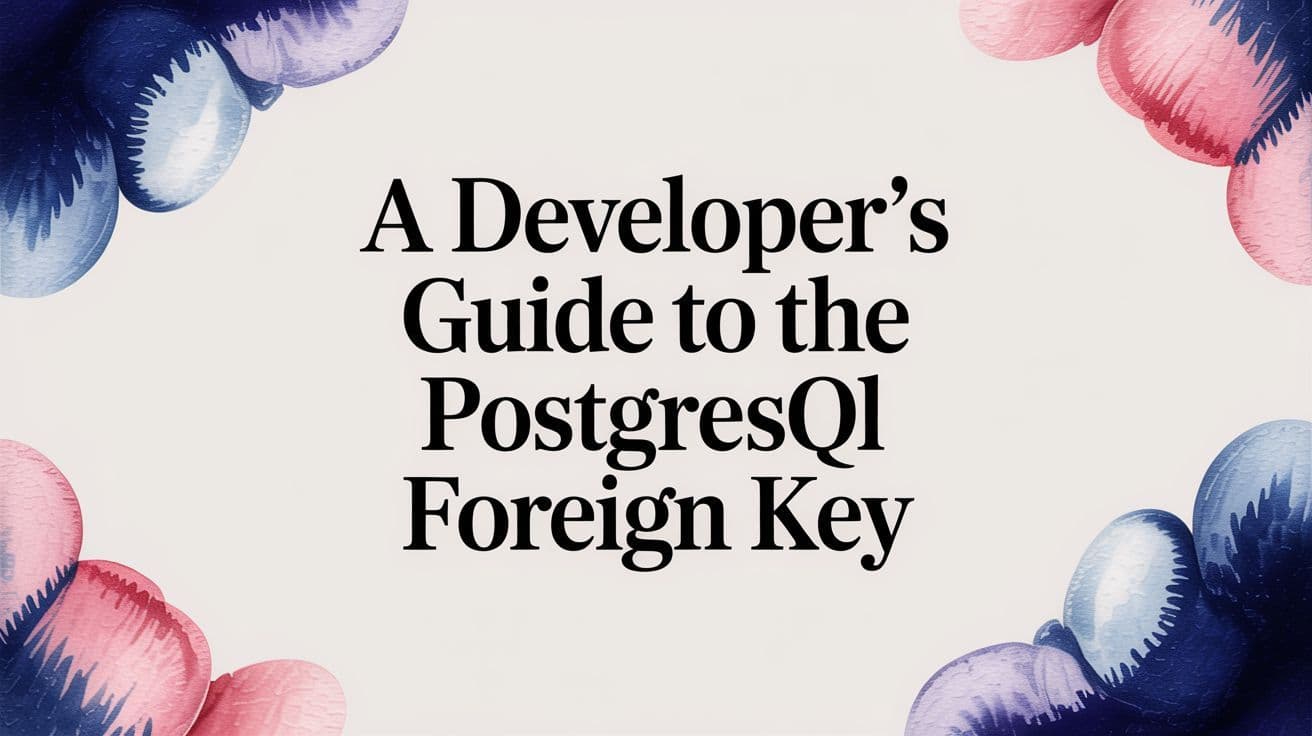 A Developer's Guide to the PostgreSQL Foreign Key