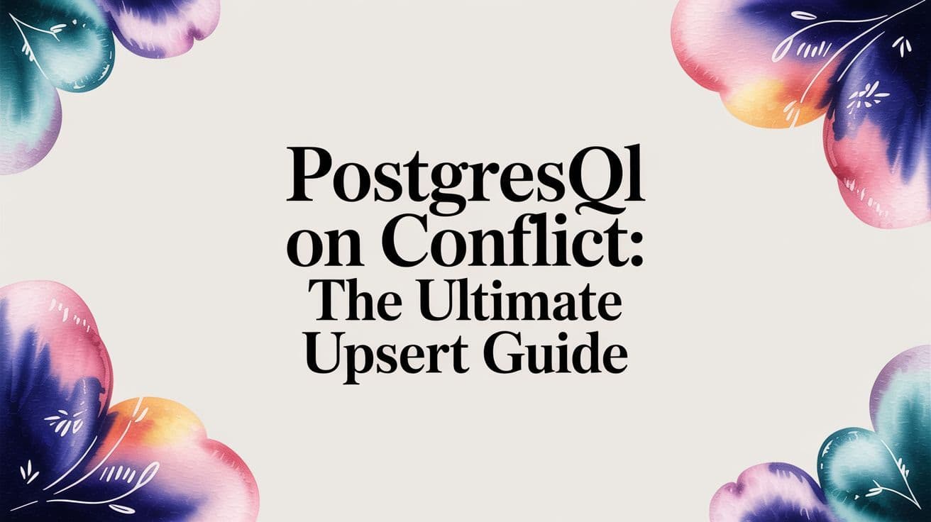 PostgreSQL ON CONFLICT: The Ultimate Upsert Guide for 2026
