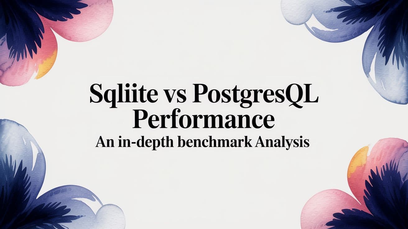 SQLite vs PostgreSQL Performance An In-Depth Benchmark Analysis
