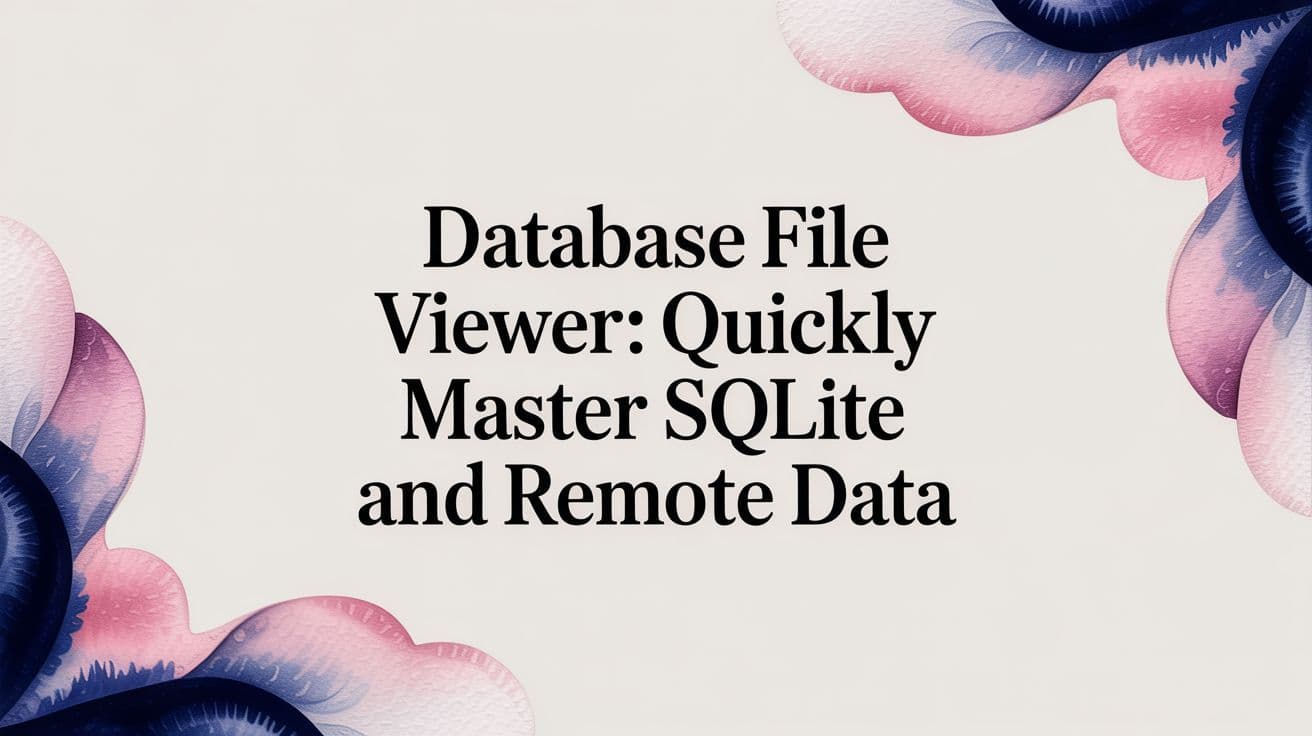 Database File Viewer: Quickly Master SQLite and Remote Data