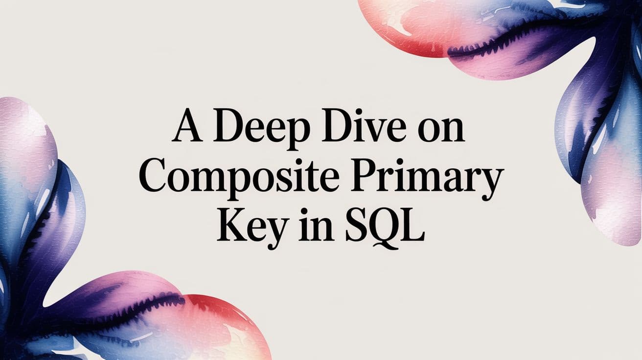 A Deep Dive on Composite Primary Key in SQL