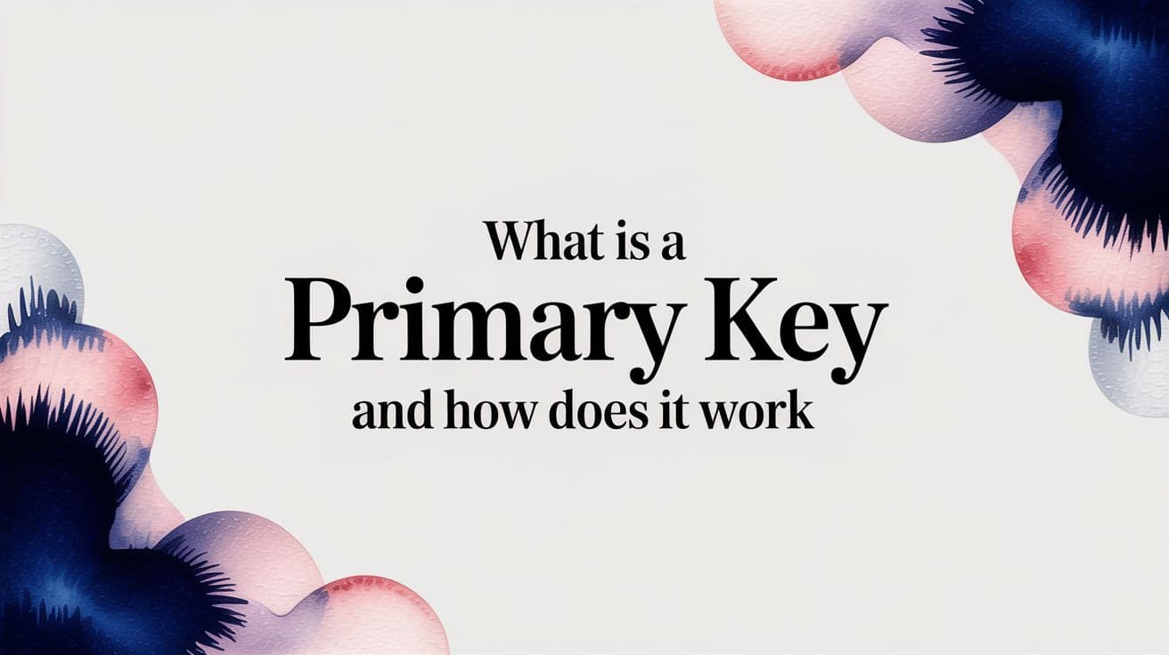 What Is a Primary Key and How Does It Work