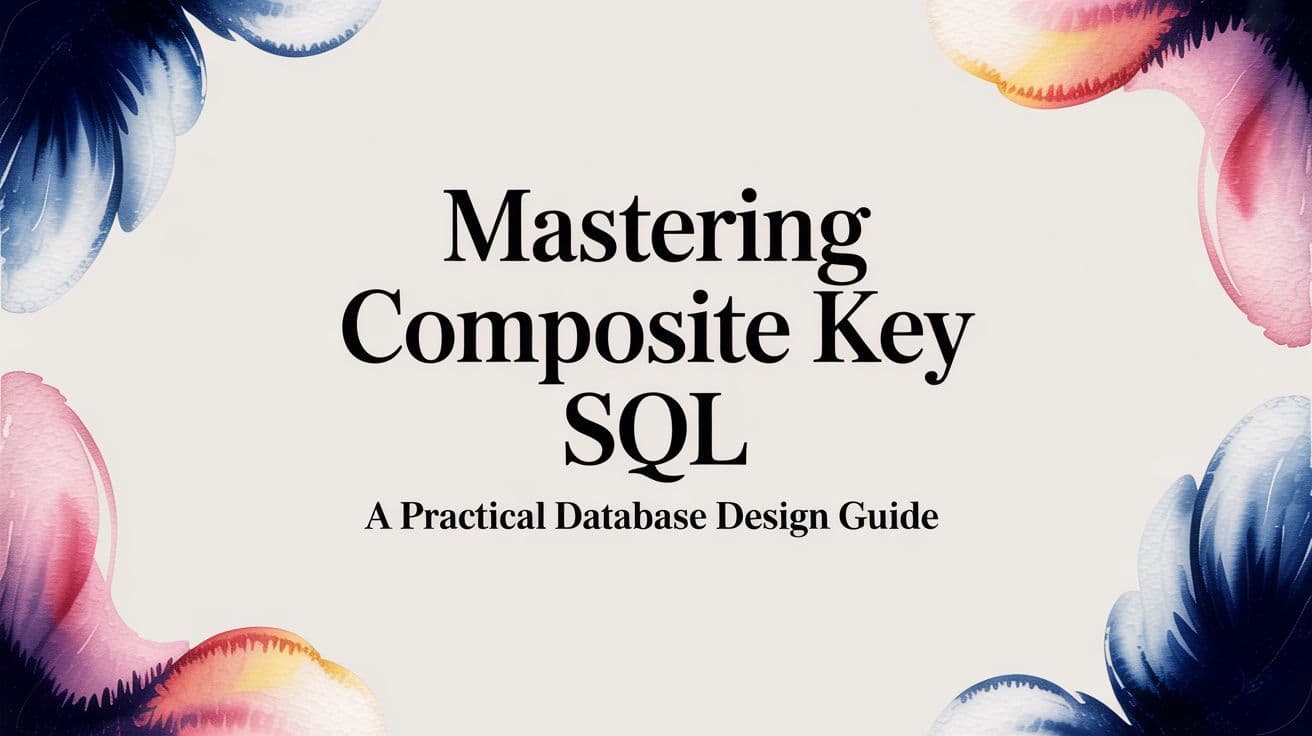 Mastering Composite Key SQL: A Practical Database Design Guide