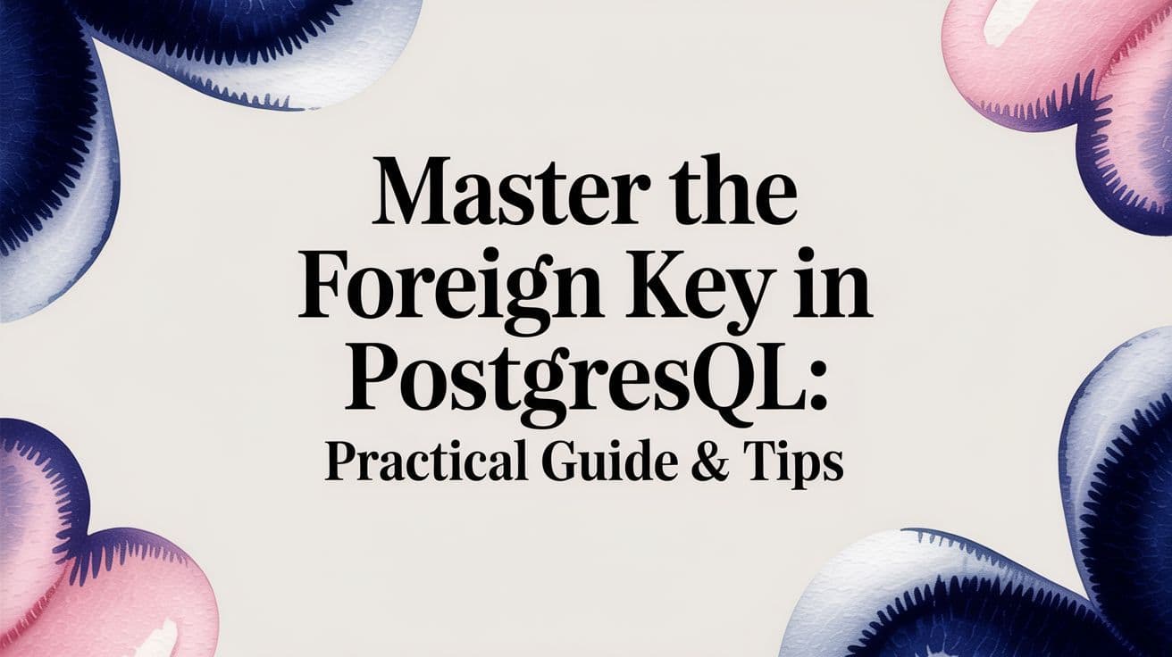 Master the Foreign Key in PostgreSQL: A Practical Guide