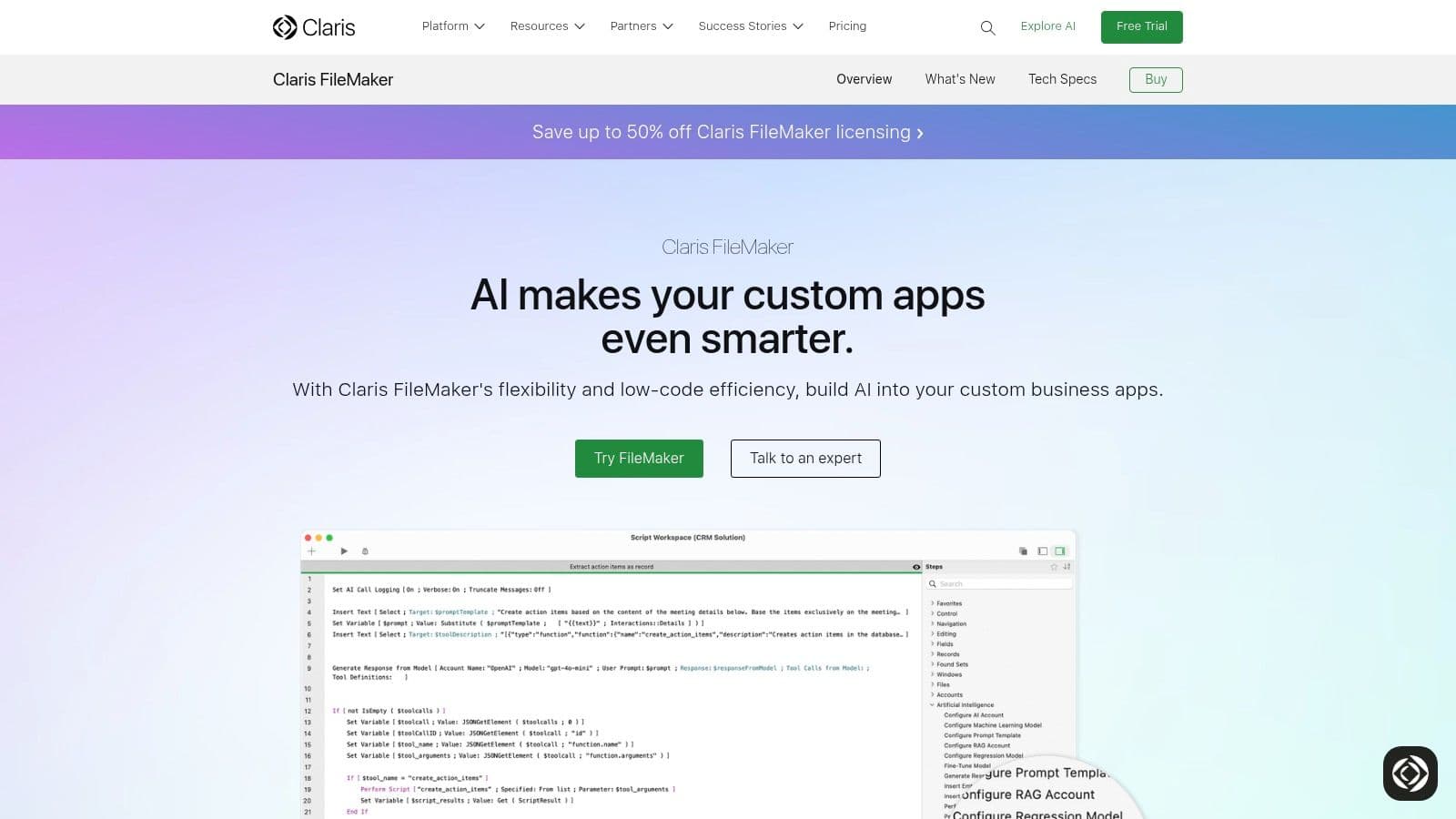 Claris FileMaker Pro
